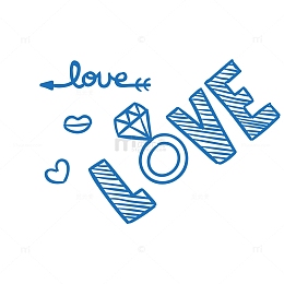 蓝色LOVE