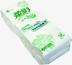 柔影天然卫生纸包装