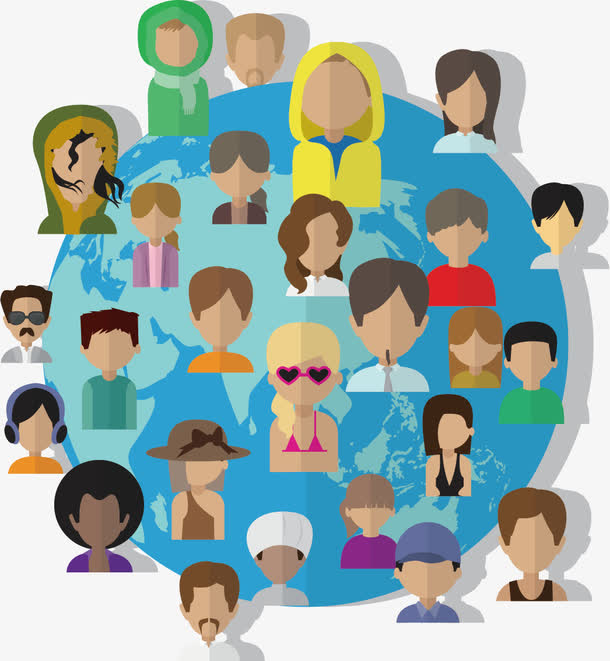 矢量扁平化卡通素材