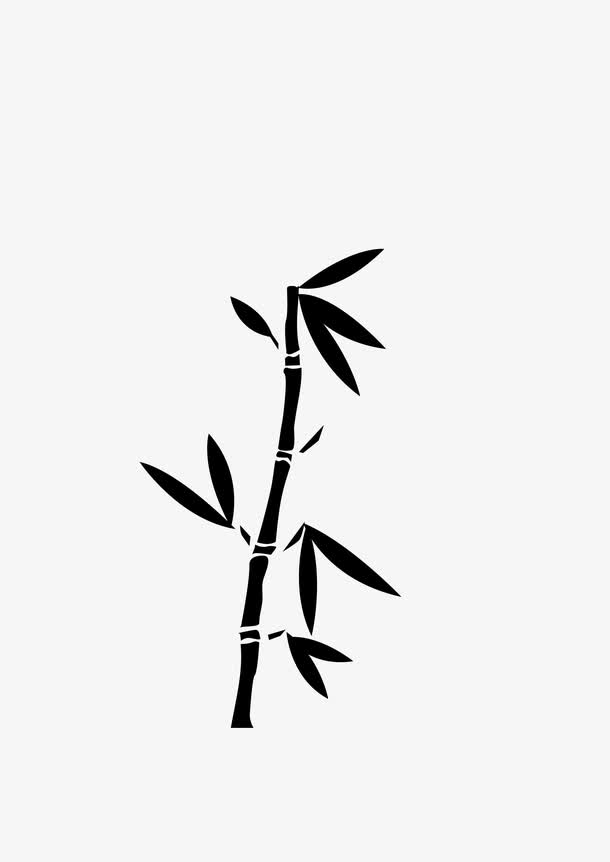 竹子 竹叶 水墨画 中国画