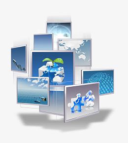 电脑显示屏互联网数据