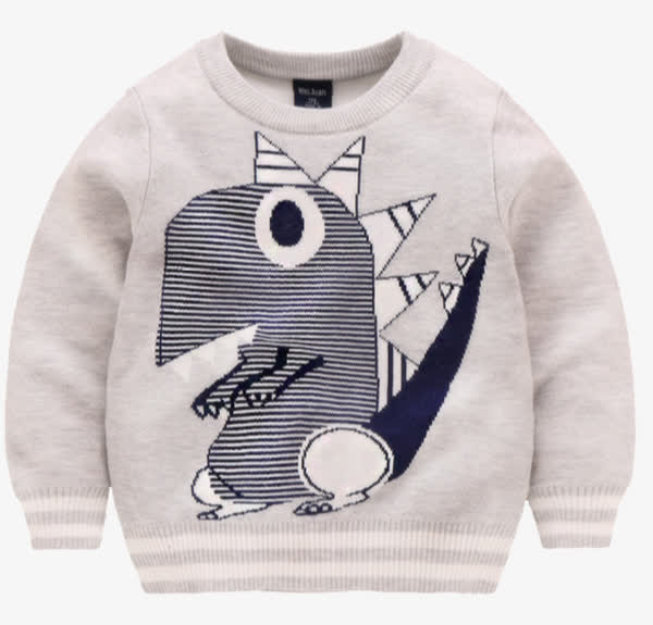 新款童装韩版卡通毛衣素材免费下载_觅元素