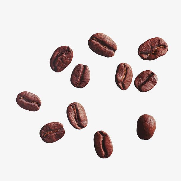 凌乱的咖啡豆