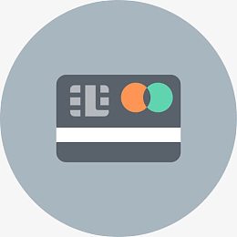 银行计费卡现金信用万事达卡付款