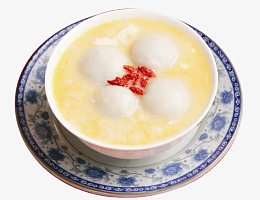 一碗酒酿汤圆