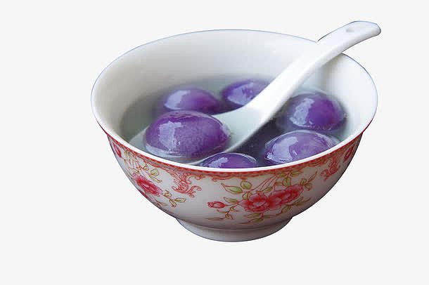 紫色汤圆