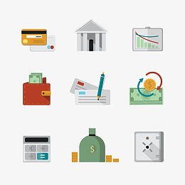 金融元素图标矢量素材图片图片下