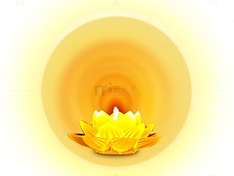 金色莲花灯