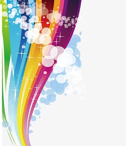 彩色炫光背景