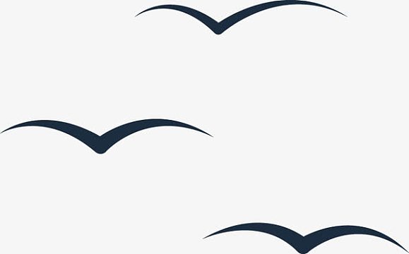 海鸥卡通素材_海鸥卡通图片元素-觅元素