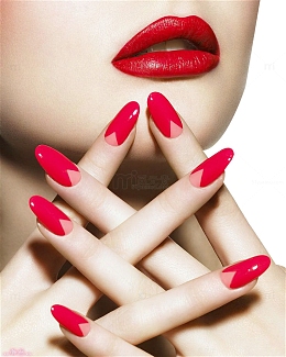 美甲红唇