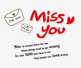 miss you