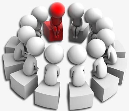 png蓝色立体板块小人开会epspng创意开会小人ppt图表png商务小人团队