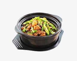 尖椒黄焖鸡米饭