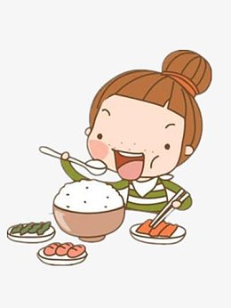 小孩会吃饭