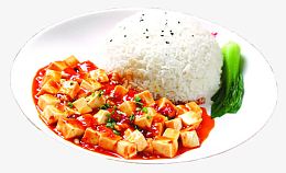 家常豆腐盖饭