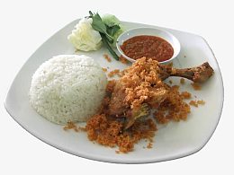 炸鸡腿饭