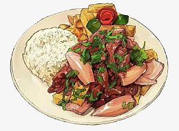 卡通牛肉饭