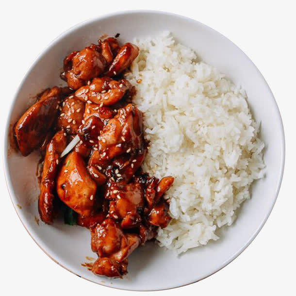 奥尔良烤肉饭素材免费下载_觅元素