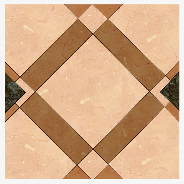 暖色精美拼花瓷砖地面地砖