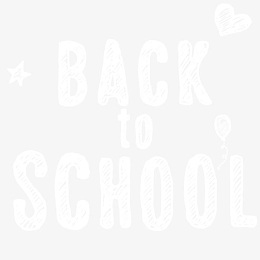 矢量粉笔字school免费下载