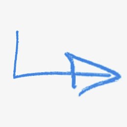 粉笔箭头免抠图案