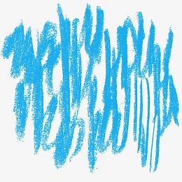 粉笔蓝色免抠图案