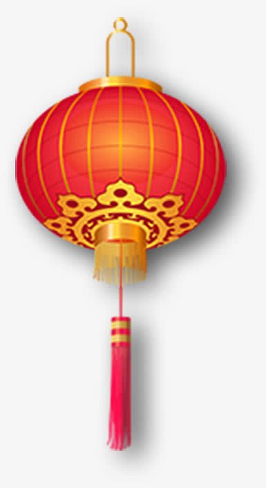 大红灯笼元素