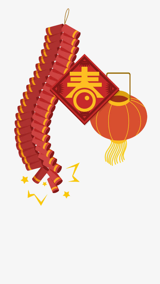 新年装饰元素免抠素材免费下载_觅元素51yuansu.com