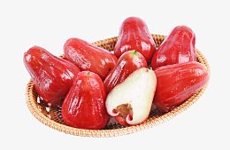 新鲜的黑金刚莲雾