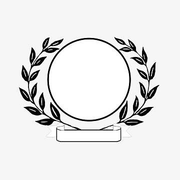 黑色徽章花纹装饰