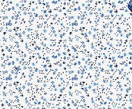 蓝色花纹