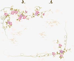 花朵元素矢量图