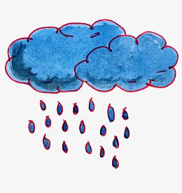 天空有朵雨做的云