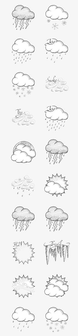 手绘天气预报