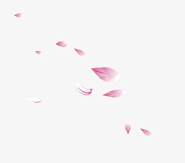 粉色花瓣雨