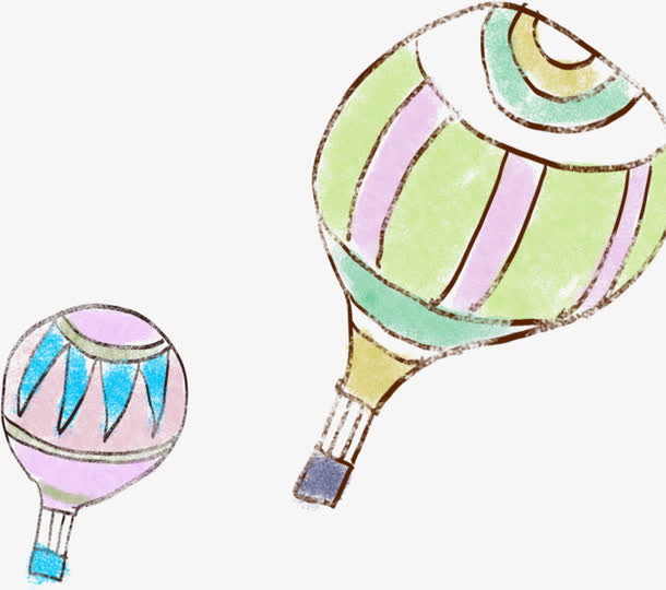 氢气球手绘图片