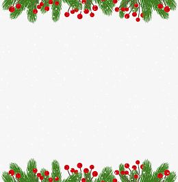 绿色松针边框