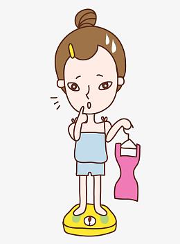 称体重的女孩