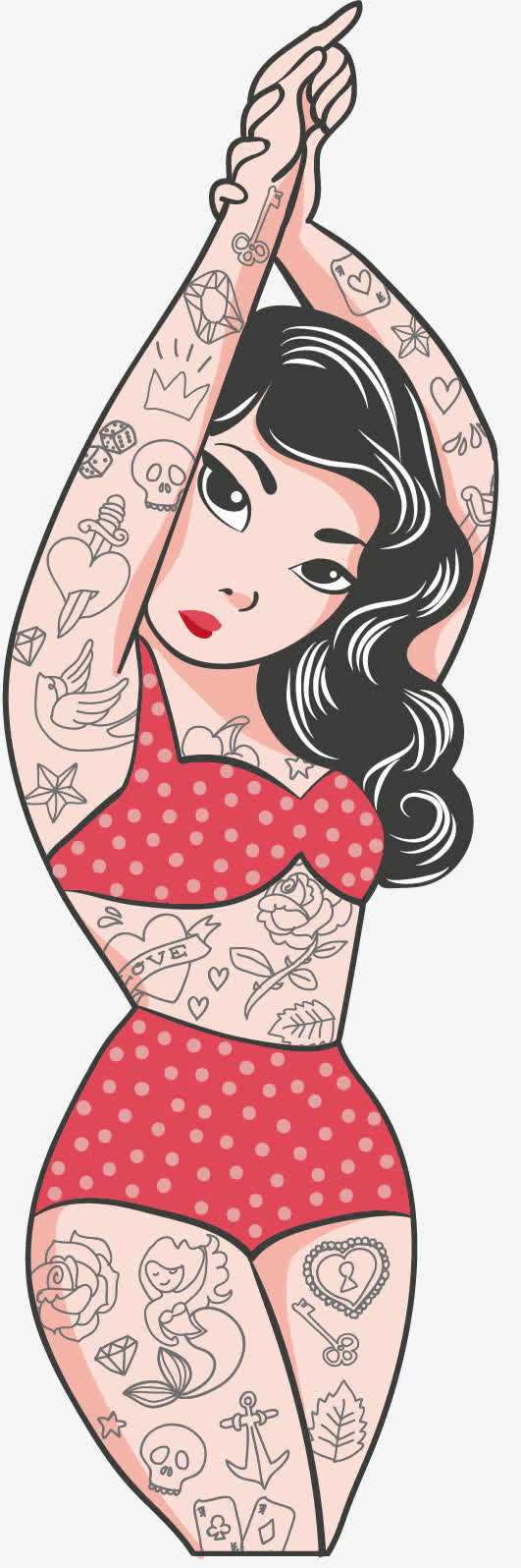 关键词 : 矢量,手绘,减肥的美女,图案[声明] 觅元素所有素材为用户