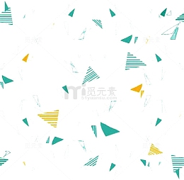 漂浮几何三角图片素材