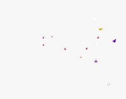 漂浮几何体素材