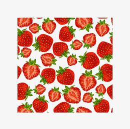 草莓无缝背景