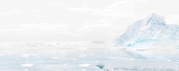 冰山冰块云彩背景