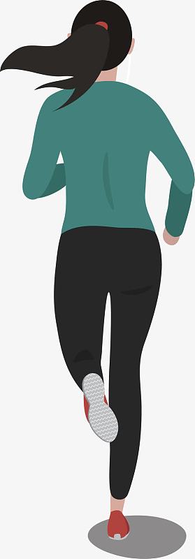 背影aipng卡通毕业的人物设计aipng矢量手绘速写人物背包行走动作ai