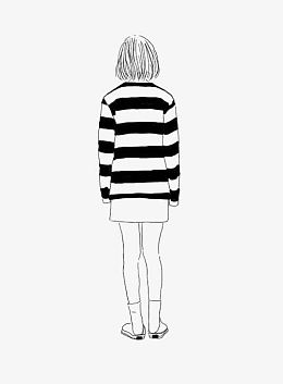 女孩背影