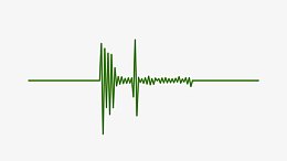 绿色动感声音波纹