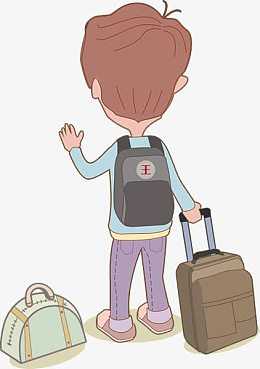 卡通小男孩