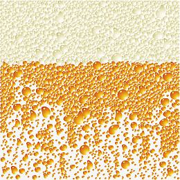 清凉的啤酒泡沫