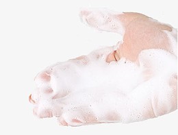 泡沫洗面奶洗脸